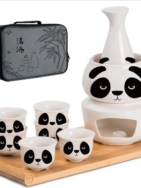 Panda Japanese Sake Set